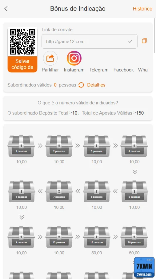 7kwin - app exclusivo - Interface do App