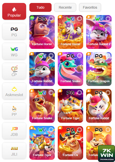 Experiência de Jogos 7kwin.com